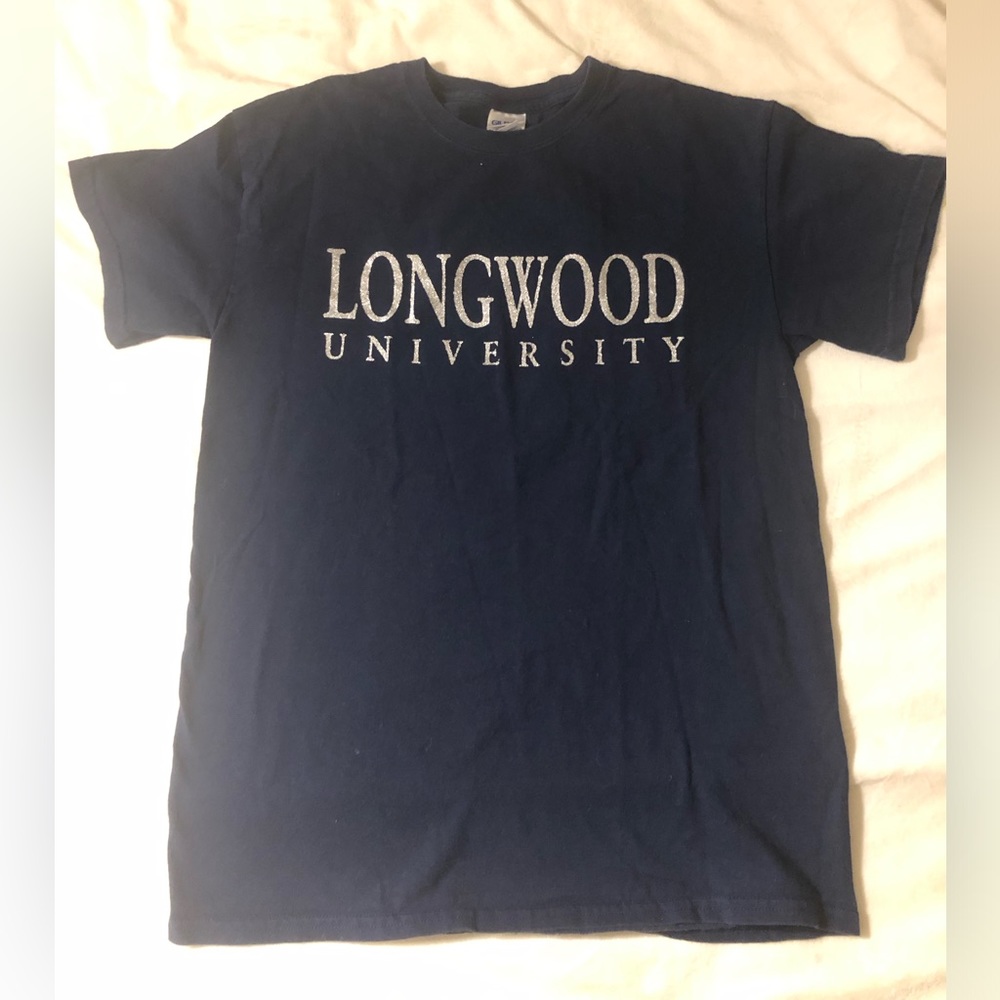 Navy blue Longwood University t-shirt